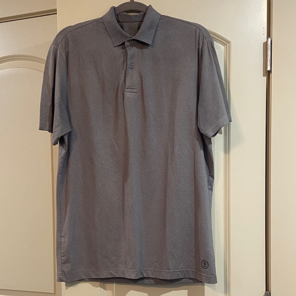 Men's Slate Grey Short-Sleeve Golf Polo